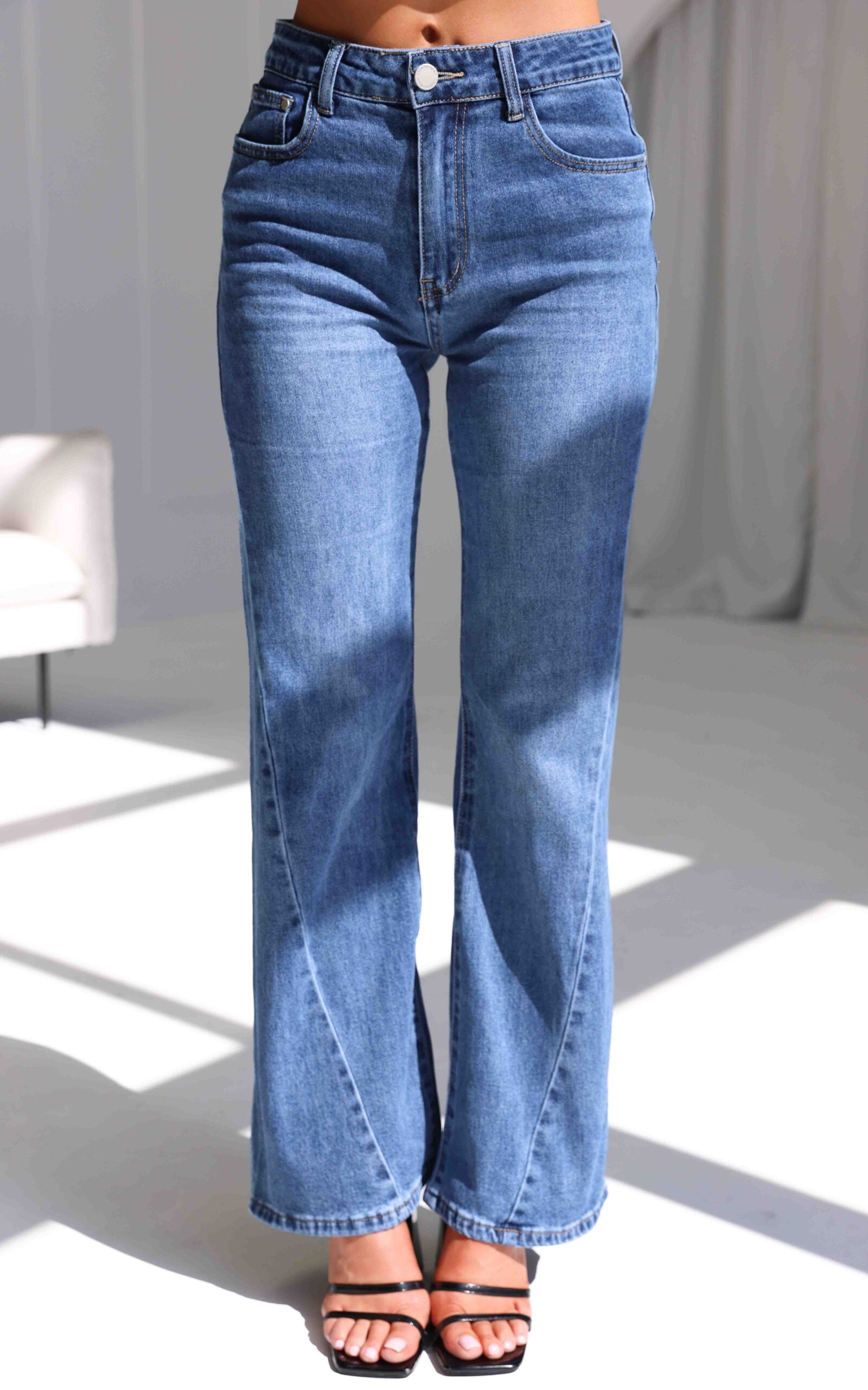 Oaklee Jeans - Mid Blue
