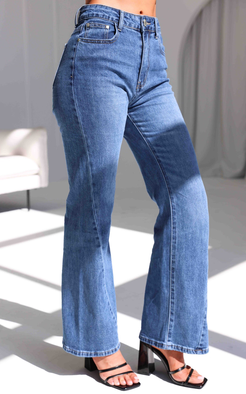 Oaklee Jeans - Mid Blue