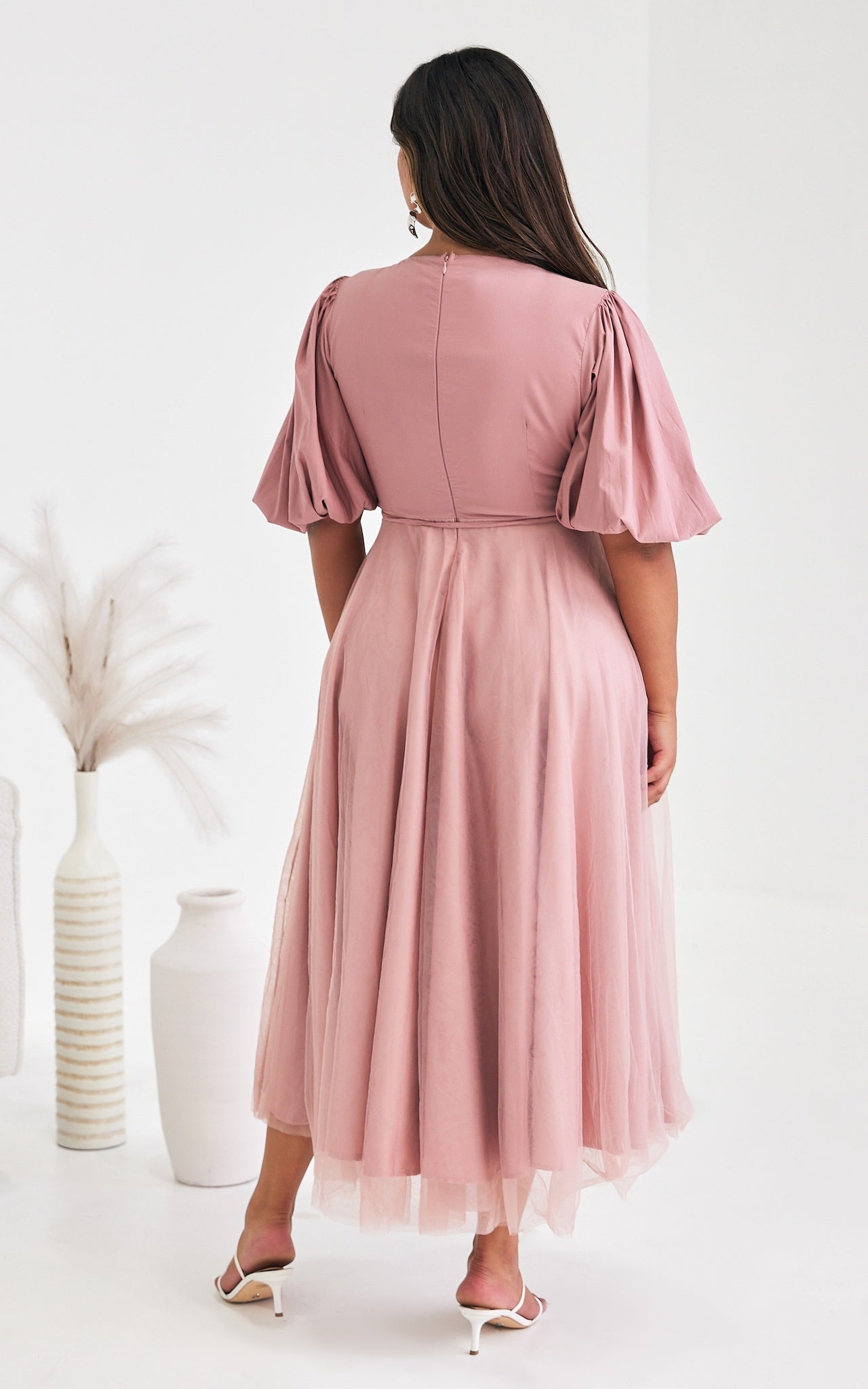 One Kiss Maxi Dress - Blush Pink