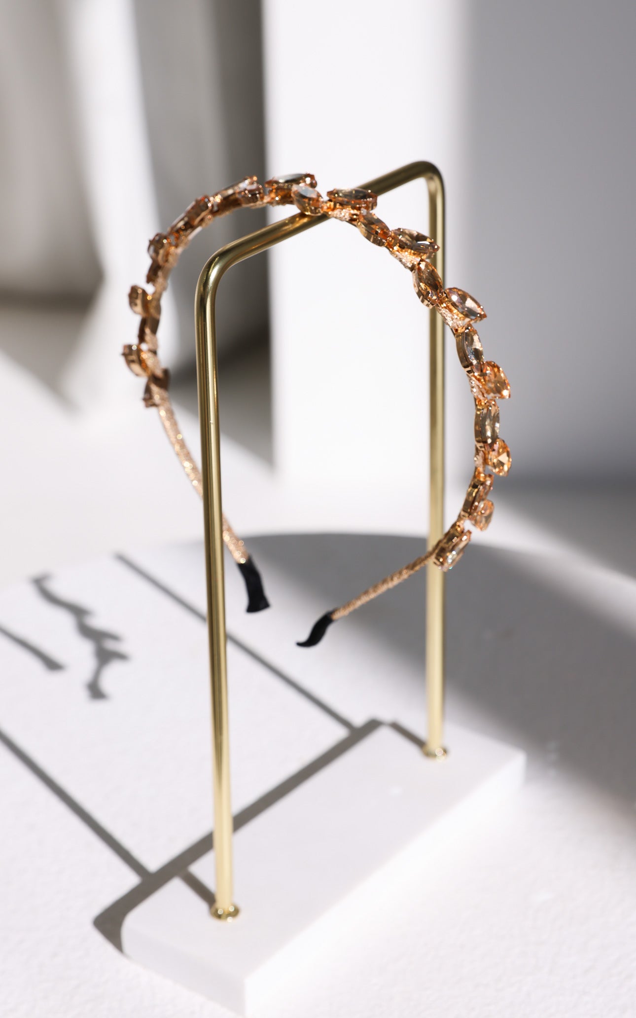 Oia Headband - Champagne Diamante