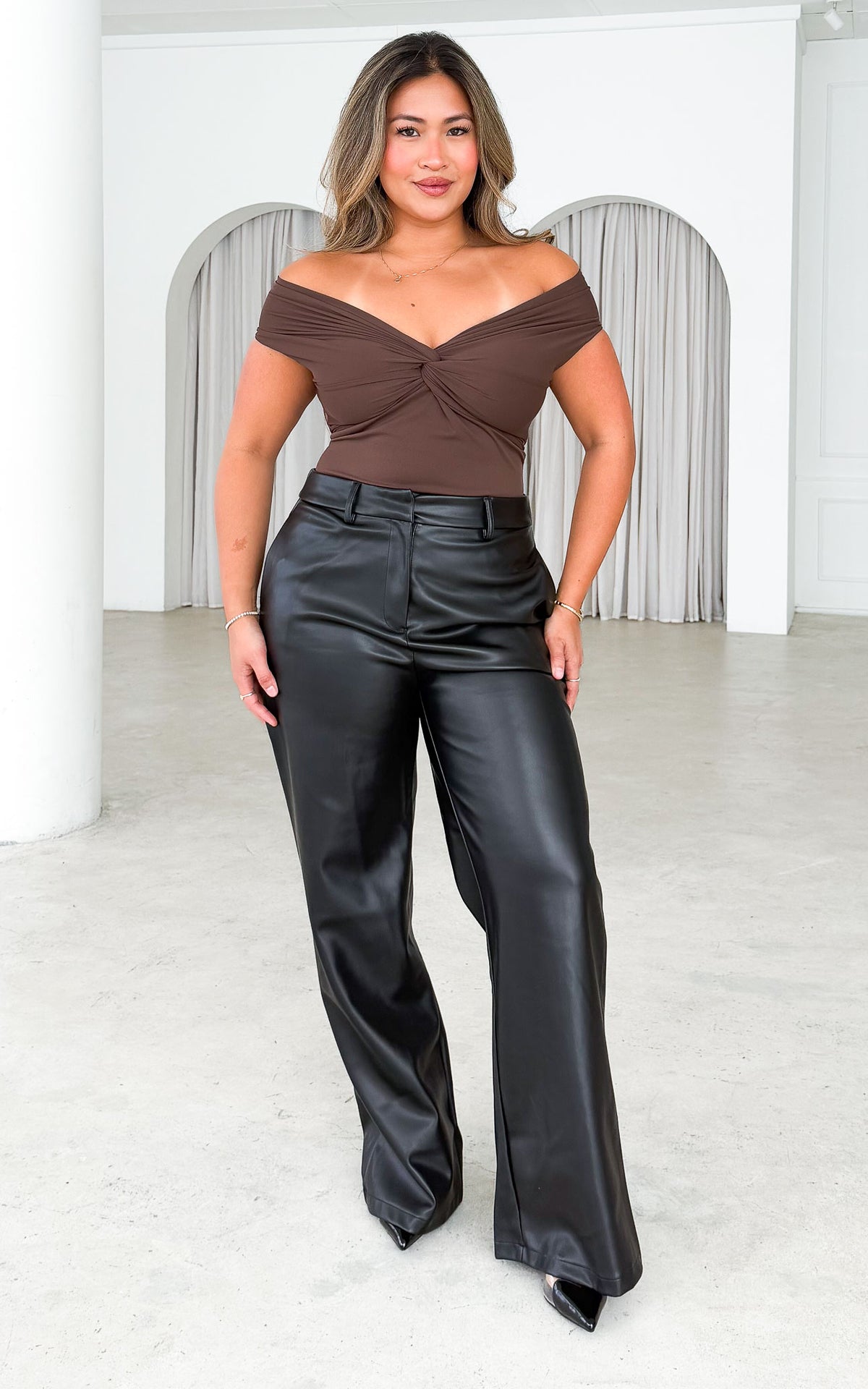 Orla Bodysuit - Chocolate Brown