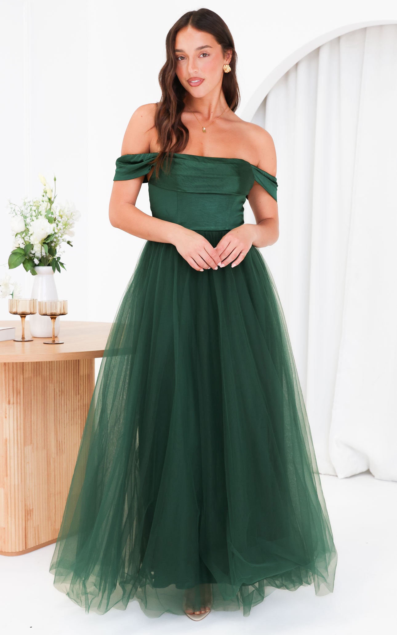 (Preorder) Parilio Maxi Dress - Emerald