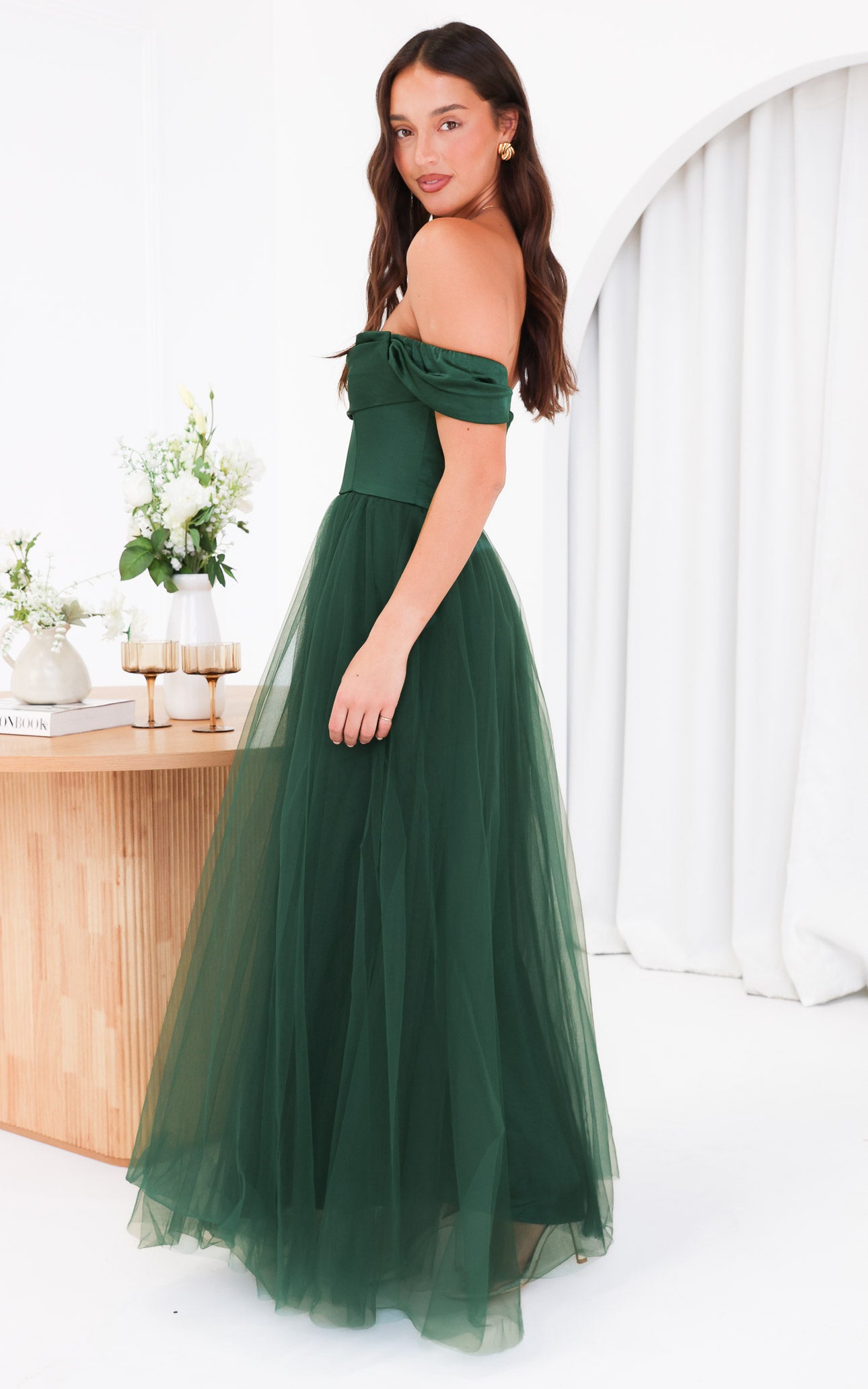 (Preorder) Parilio Maxi Dress - Emerald