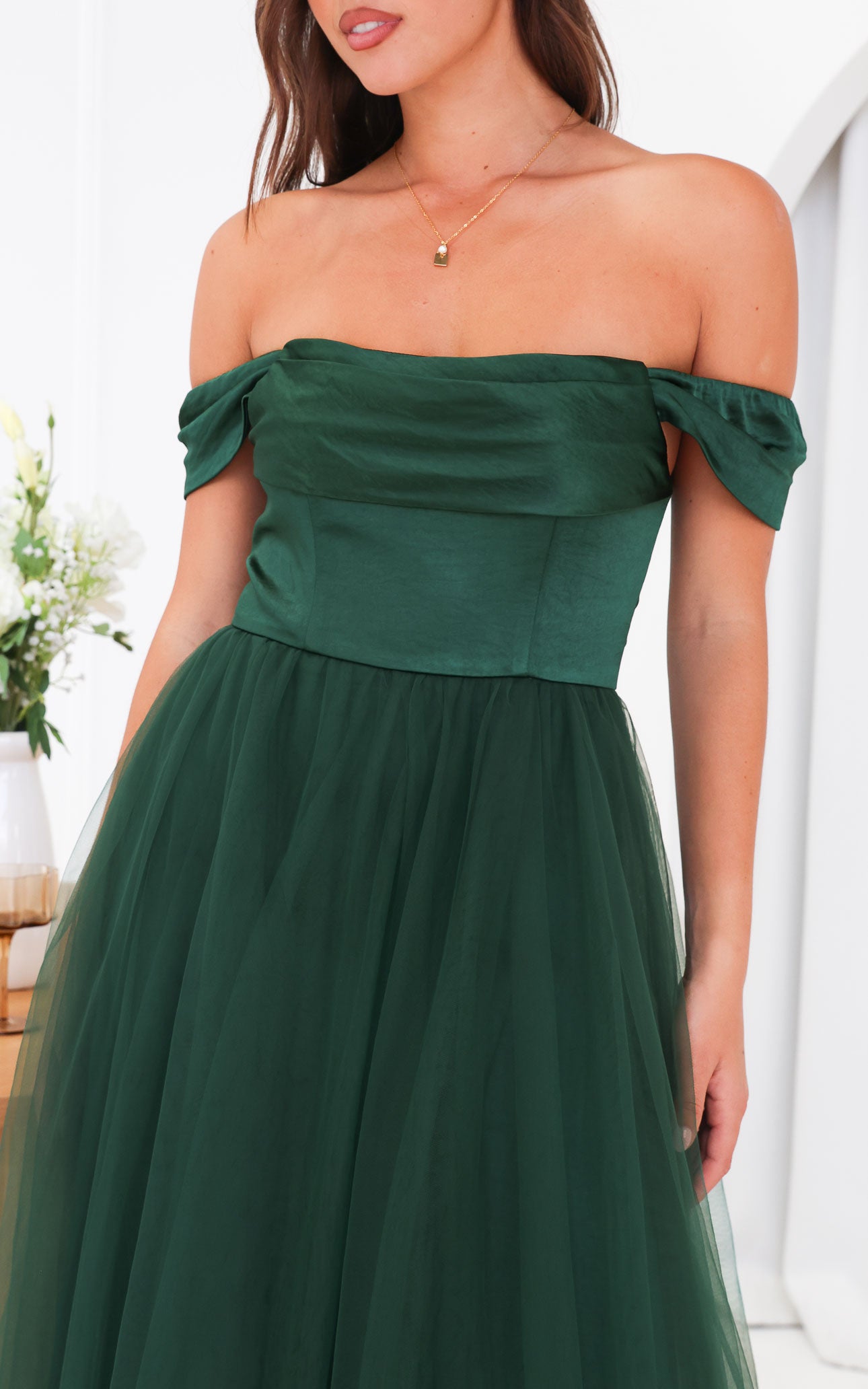 (Preorder) Parilio Maxi Dress - Emerald