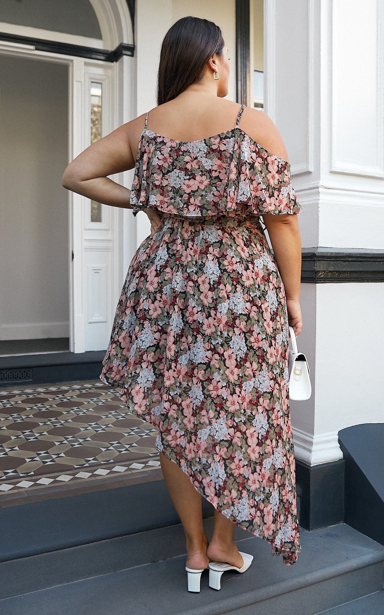 Paris Dress - Black Floral