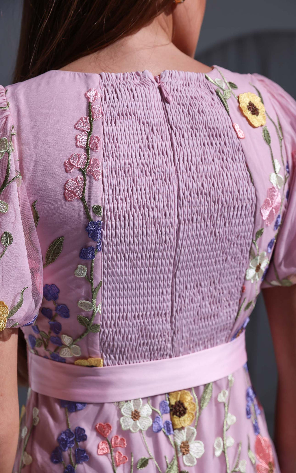 Peony Midi Dress - Pink Multi Floral
