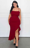 Phaedra Maxi Dress - Raspberry Red