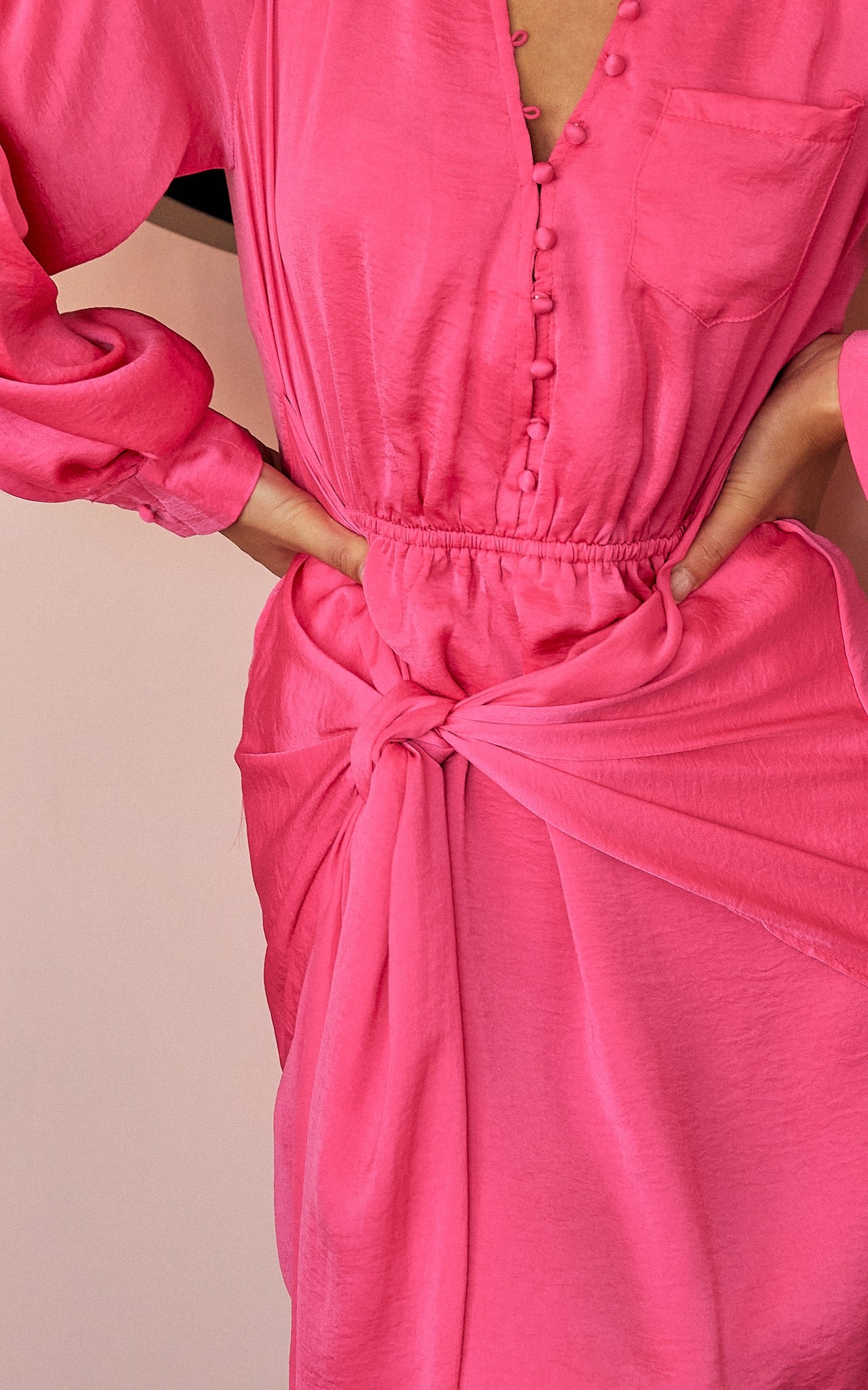 Portofino Dress - Hot Pink