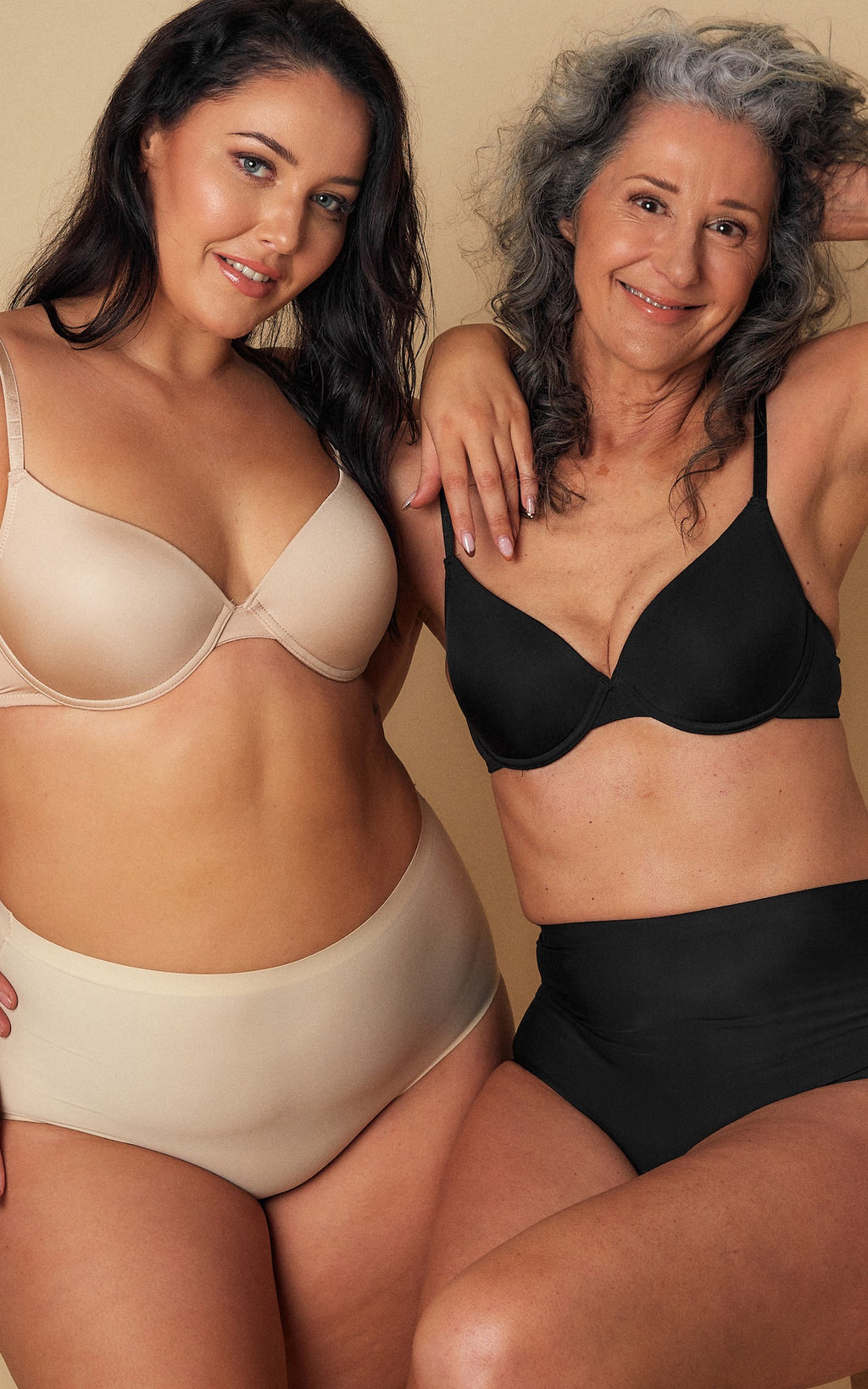 3 Pack: Prielle Seamless High Waisted Full Briefs - Black