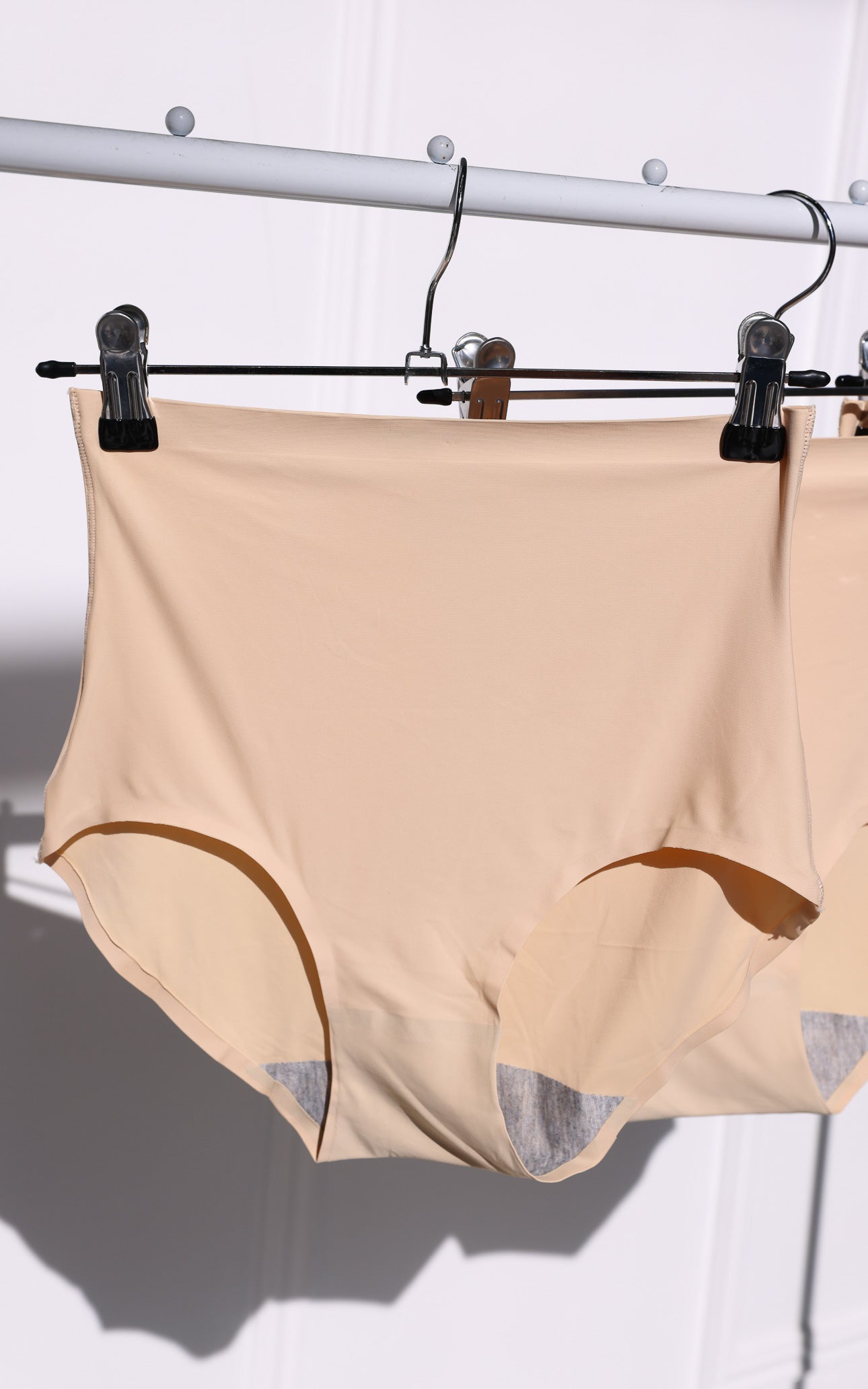 3 Pack: Prielle Seamless High Waisted Full Briefs - Nude