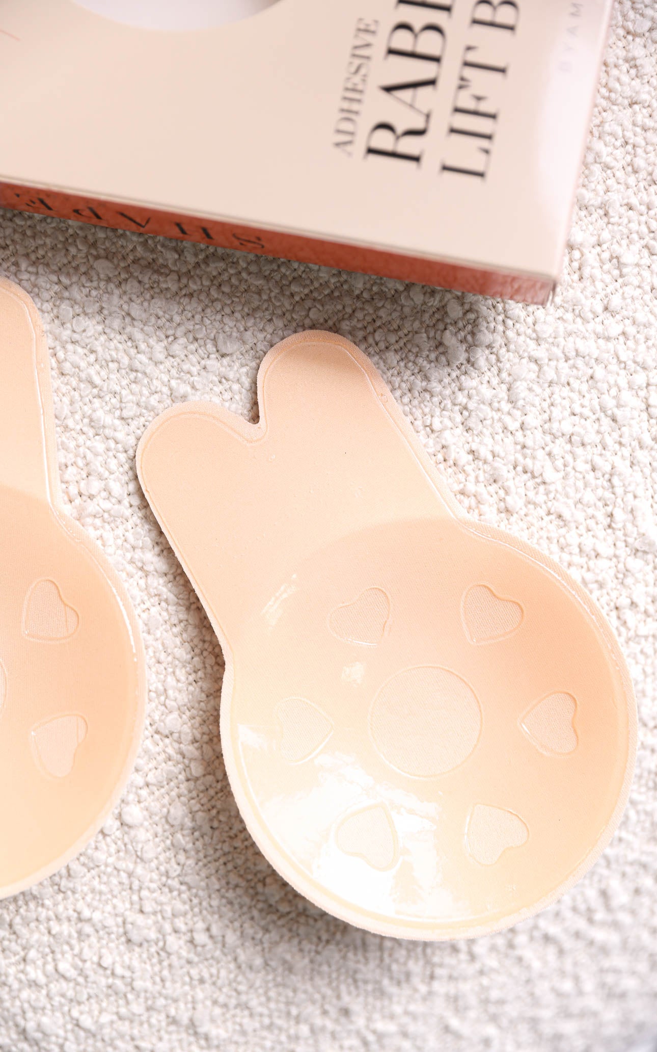 Bunni Adhesive Rabbit Ear Lift Bra Cups - Nude