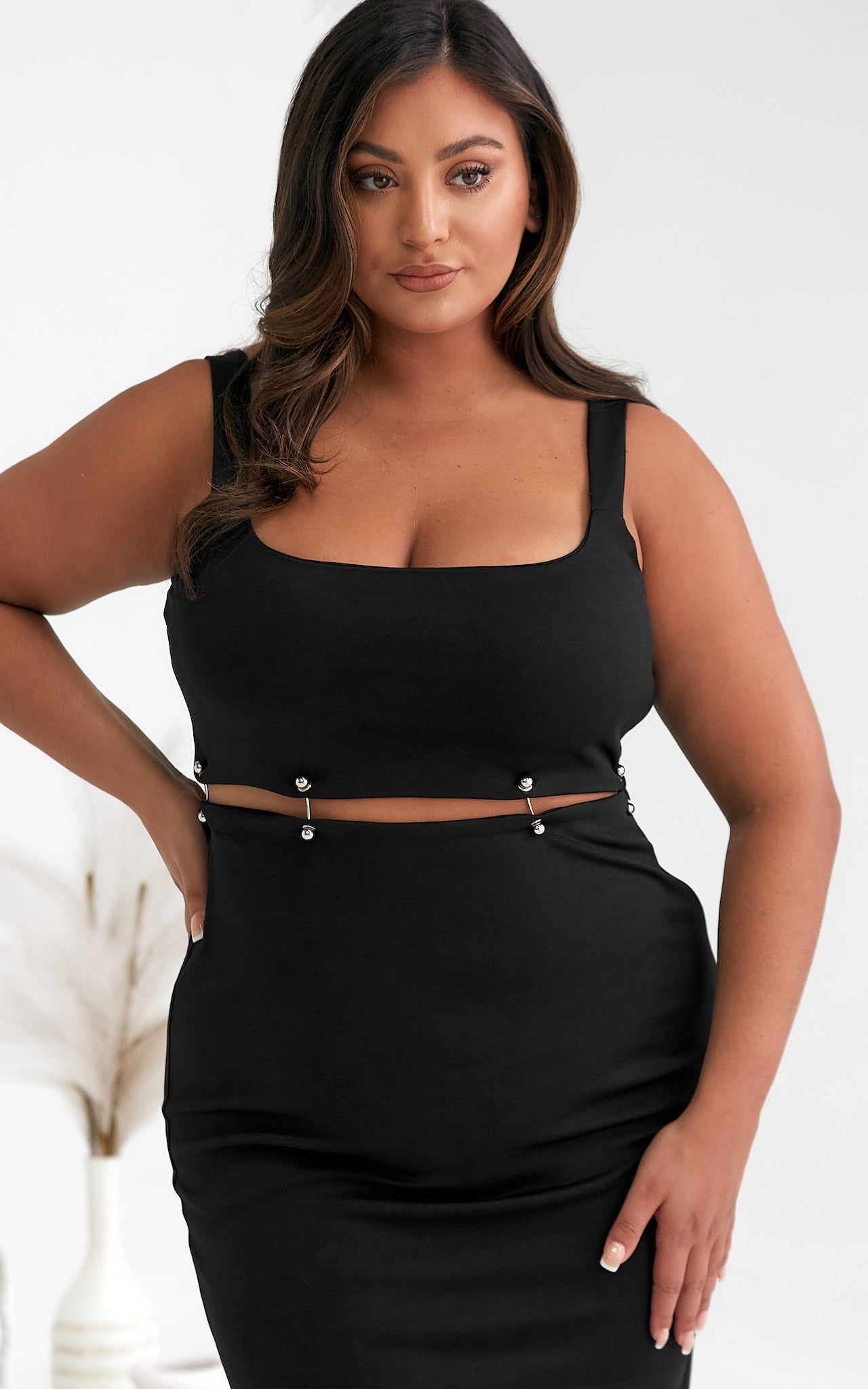 Ramona Crop Top - Black