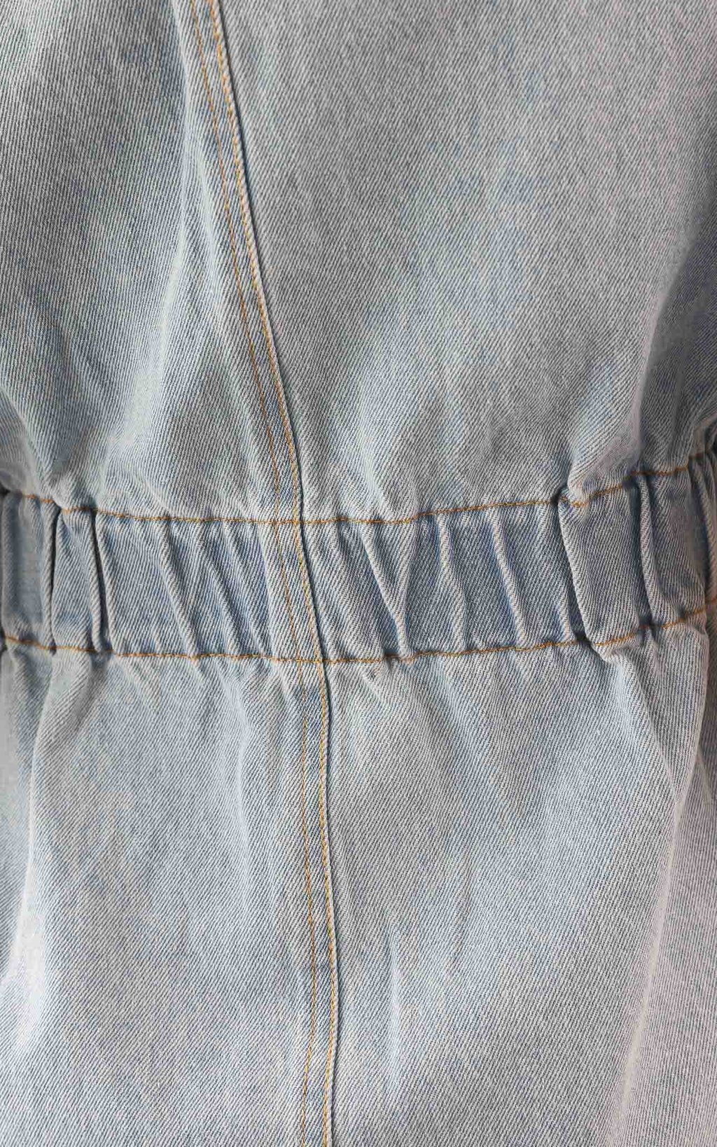Raven Denim Mini Dress - Light Blue