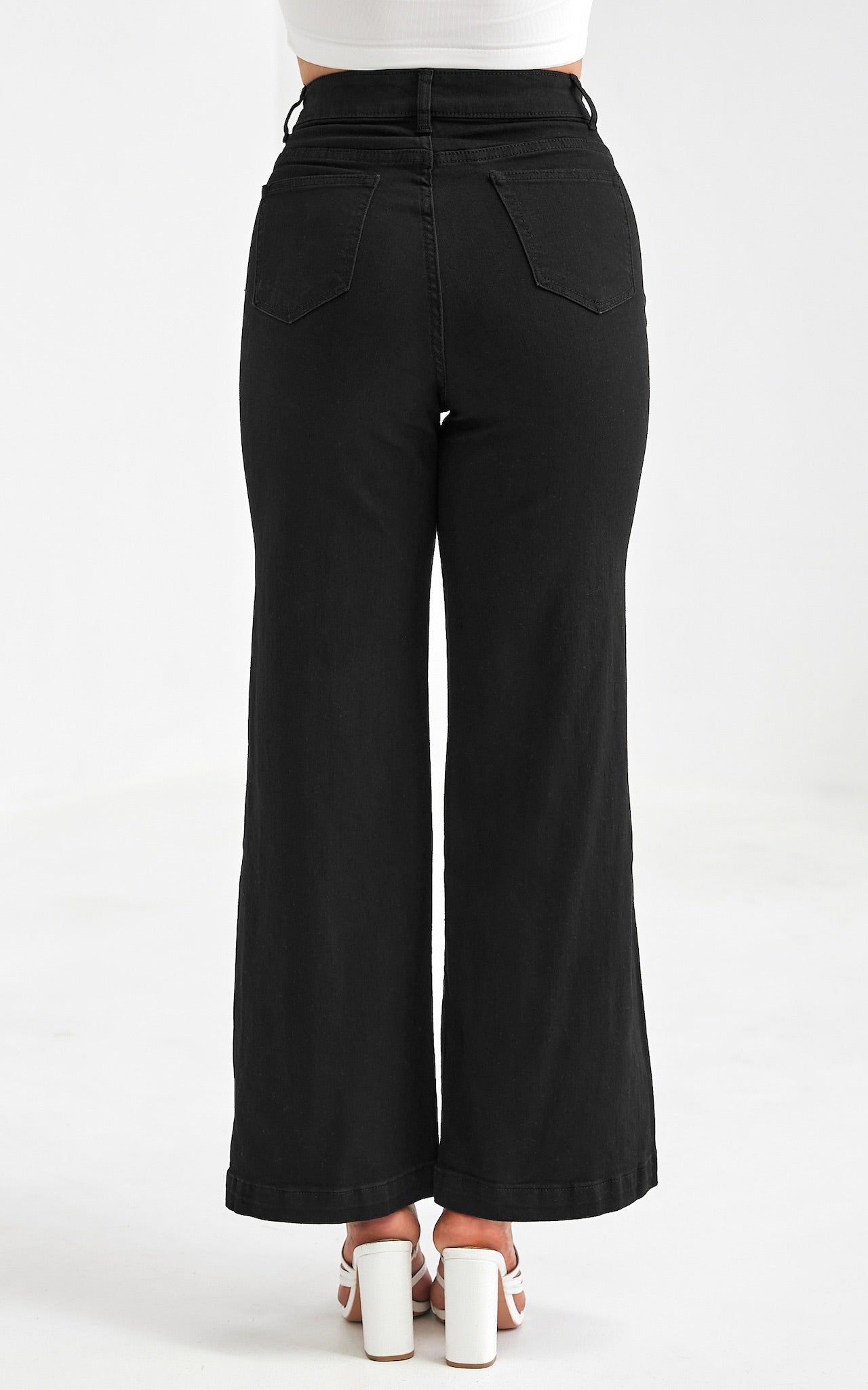 Riverdale Wide Leg Jeans - Black