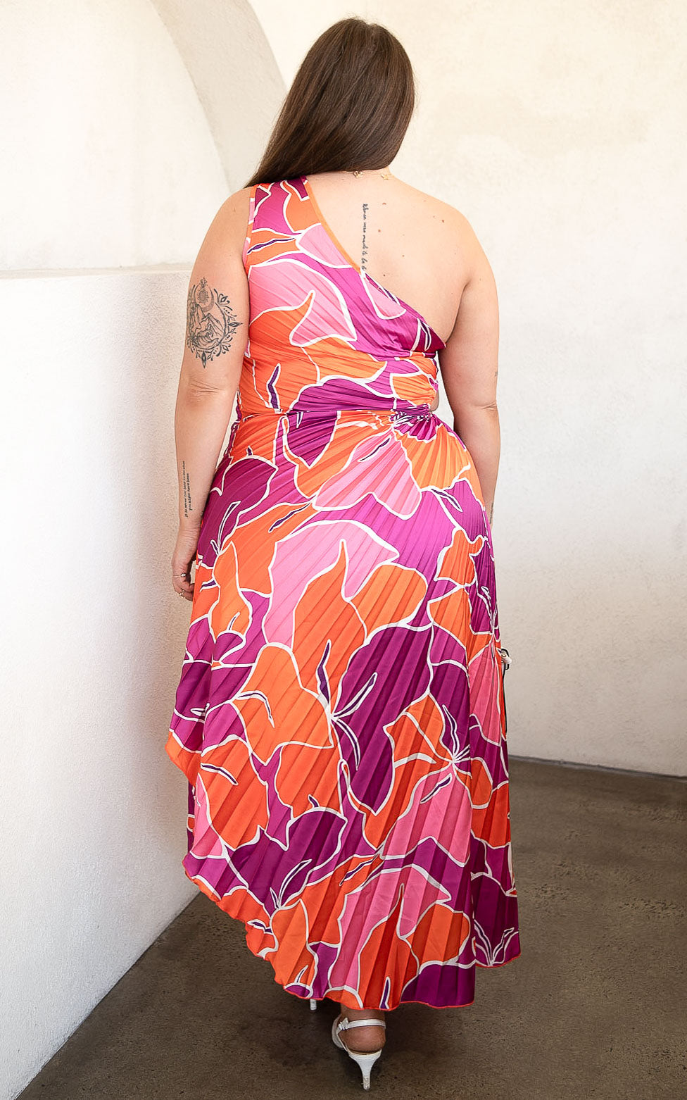 Rochelle Maxi Dress - Orange Purple