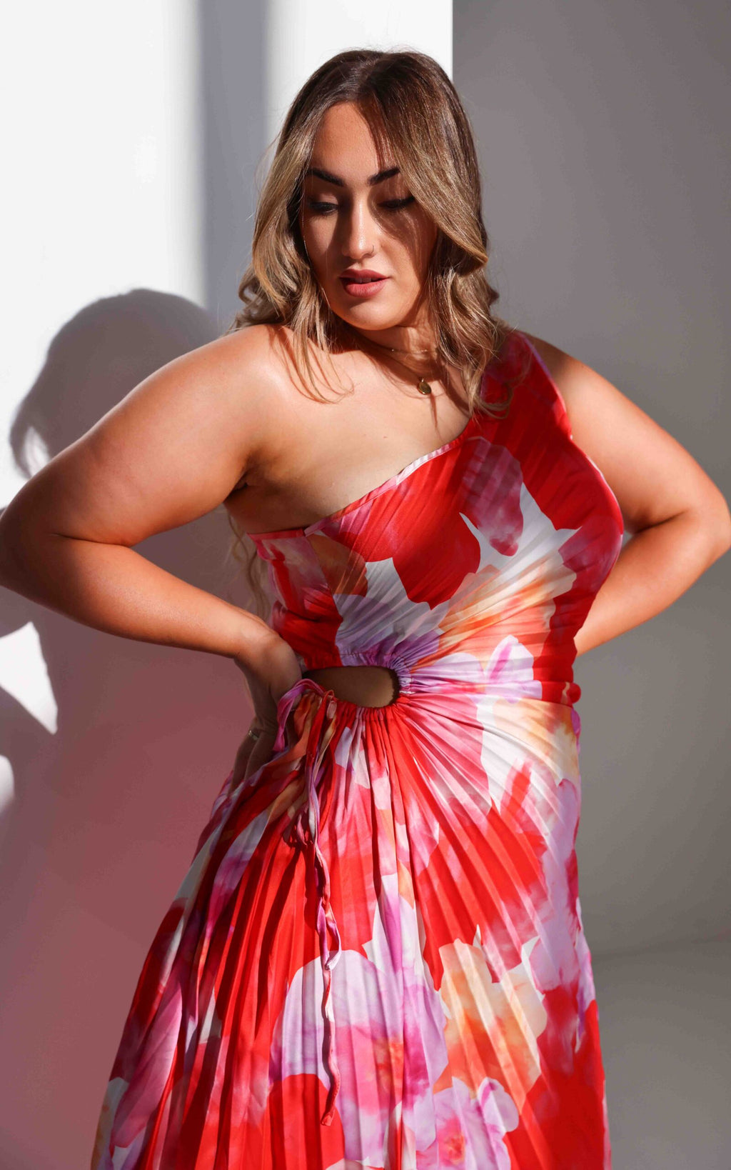 Rochelle Maxi Dress - Red Multi Floral