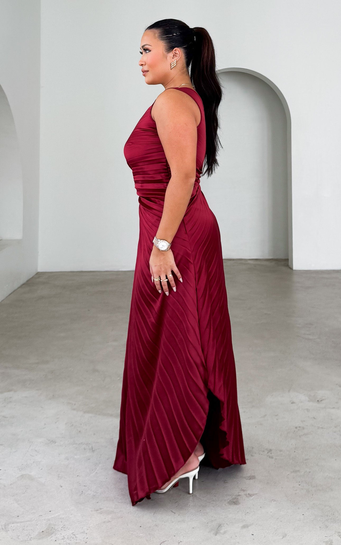 Rochelle Maxi Dress - Wine