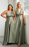 Roman Multiway Maxi Dress - Fern Green