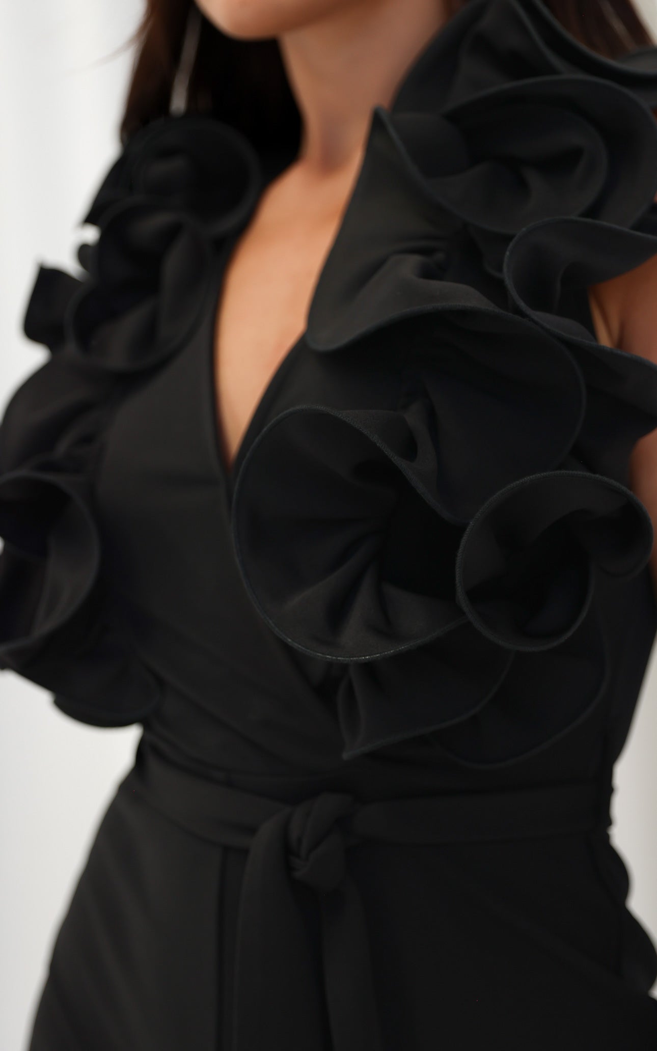 Rosaline Wide Leg Jumpsuit - Black