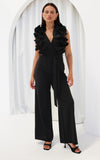 Rosaline Wide Leg Jumpsuit - Black