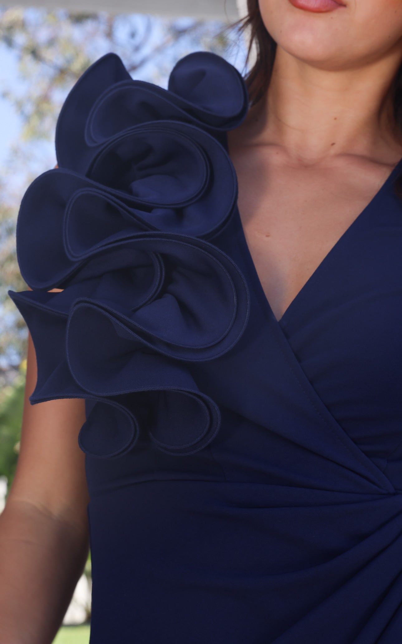 Rosaline Midi Dress - Navy