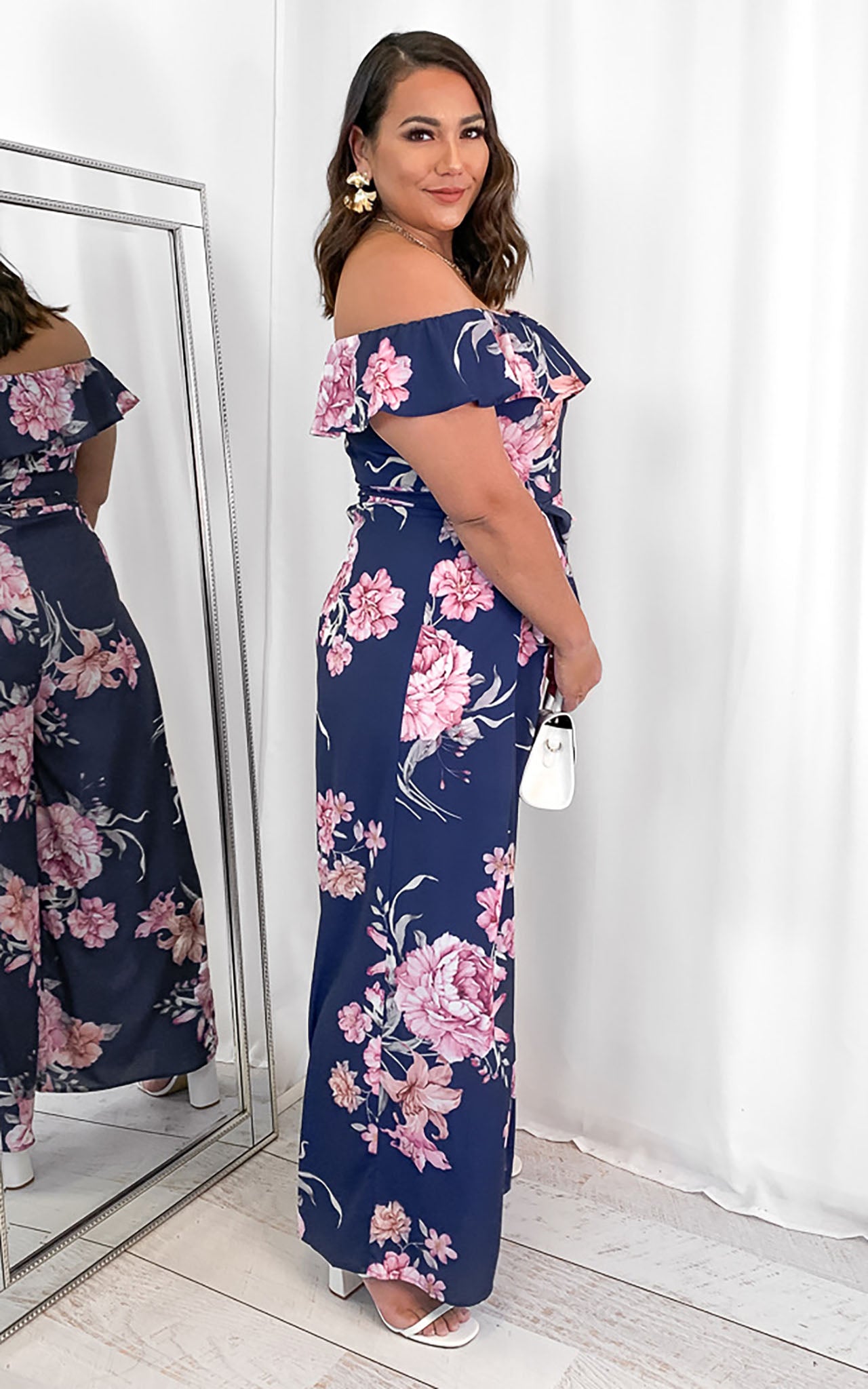 Rosie Jumpsuit - Blue Floral