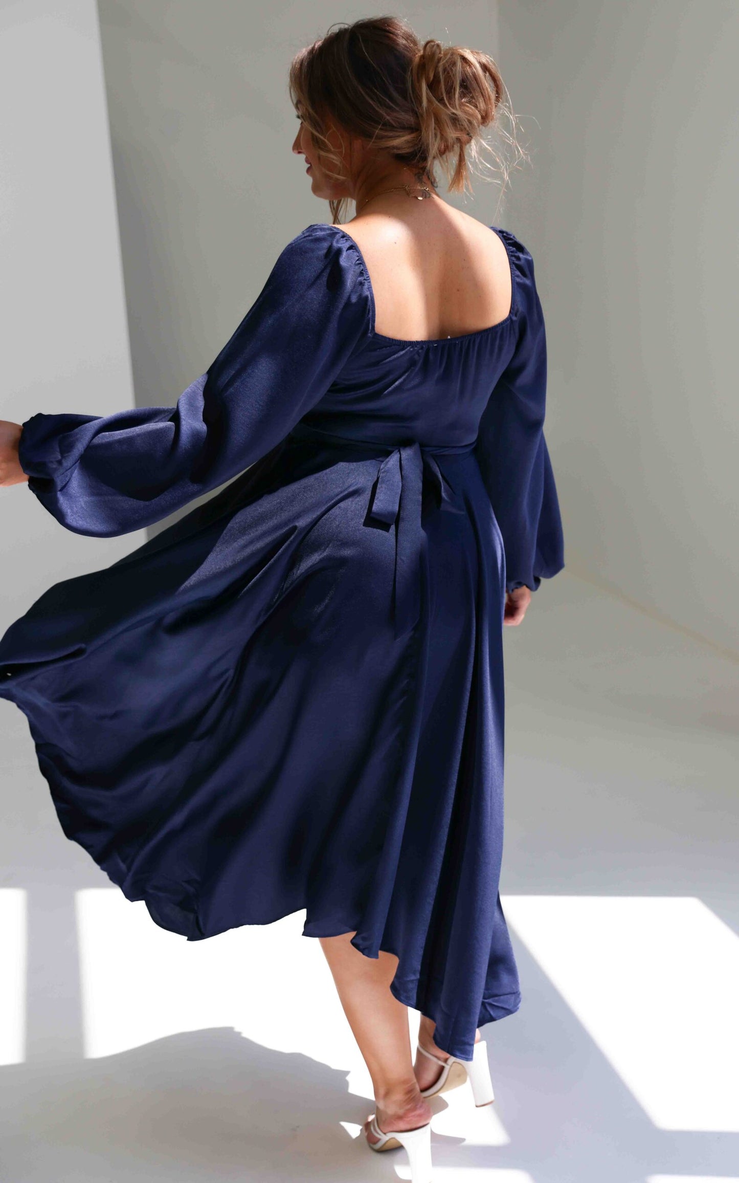 Rossetti Wrap Maxi Dress - Navy