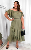 Roxie Dress - Khaki