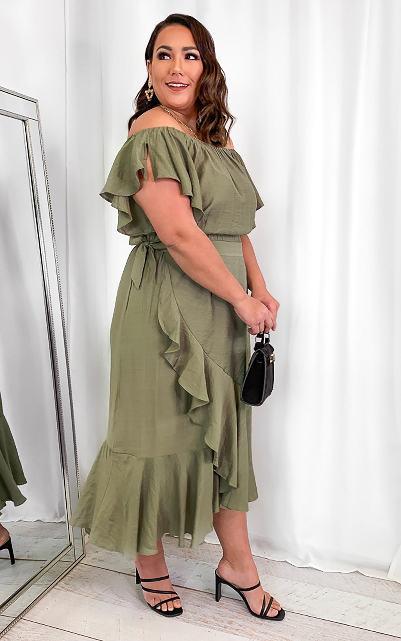 Roxie Dress - Khaki