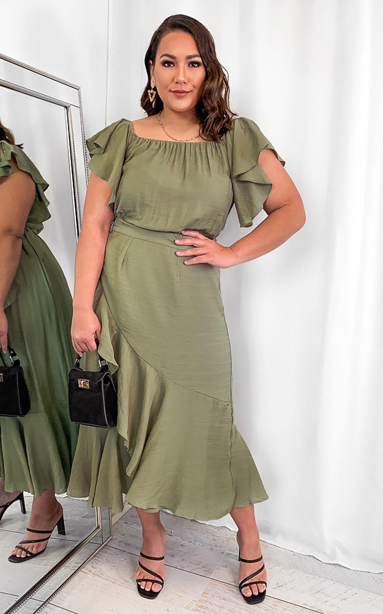 Roxie Dress - Khaki