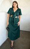 Roza Maxi Dress - Emerald