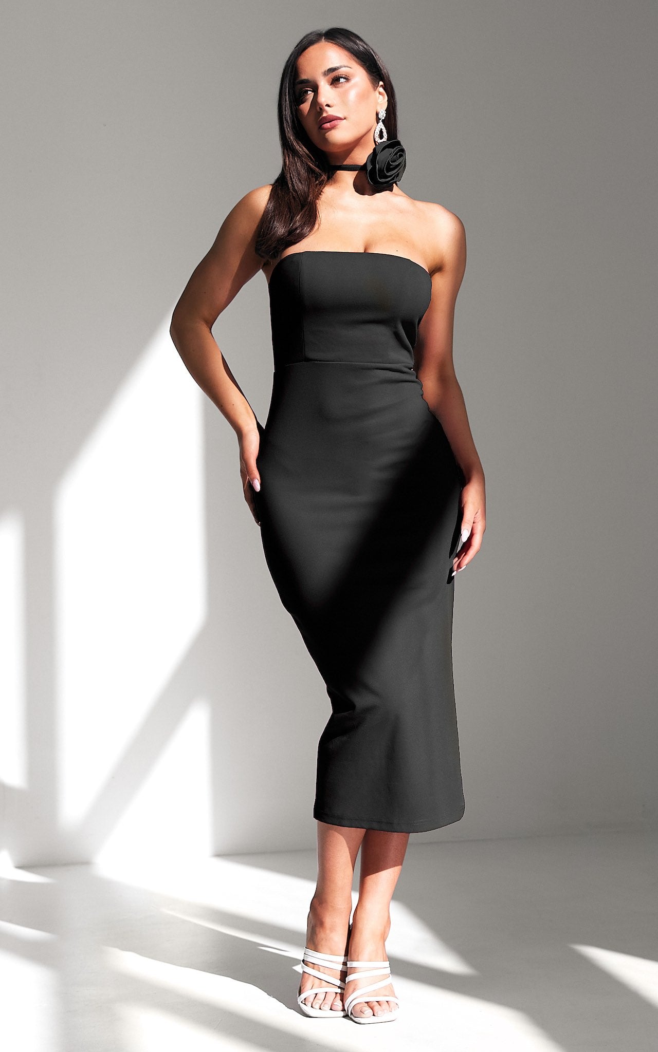 Ruby Jane Midi Dress - Black