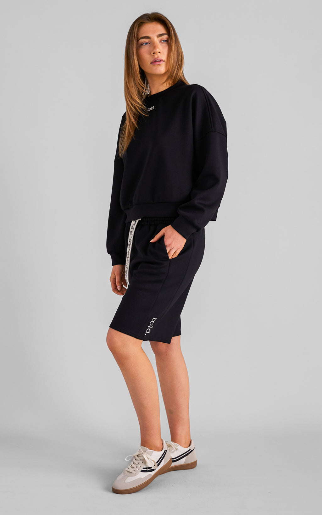 Rehka Crew Neck Jumper - Black
