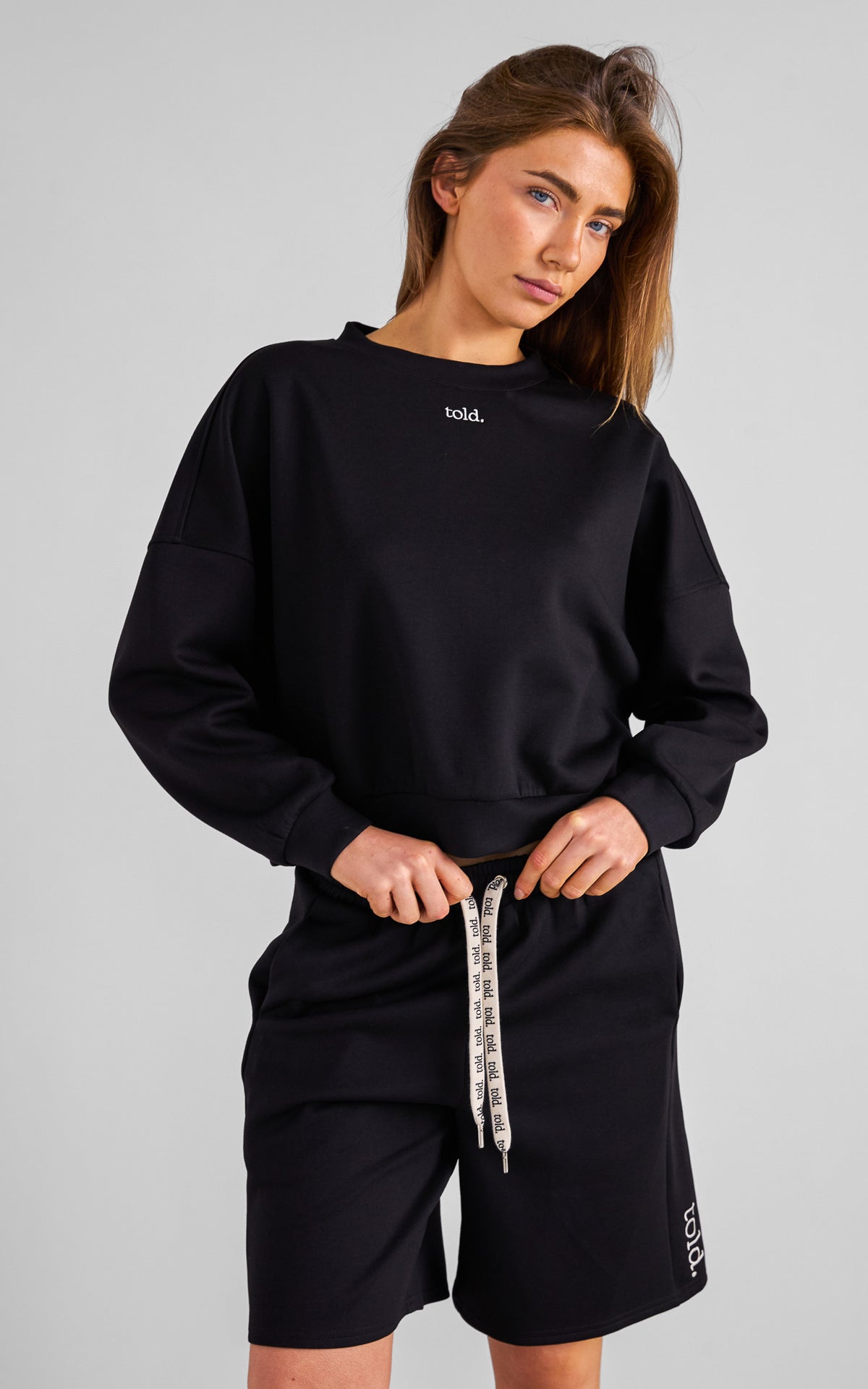 Rehka Crew Neck Jumper - Black