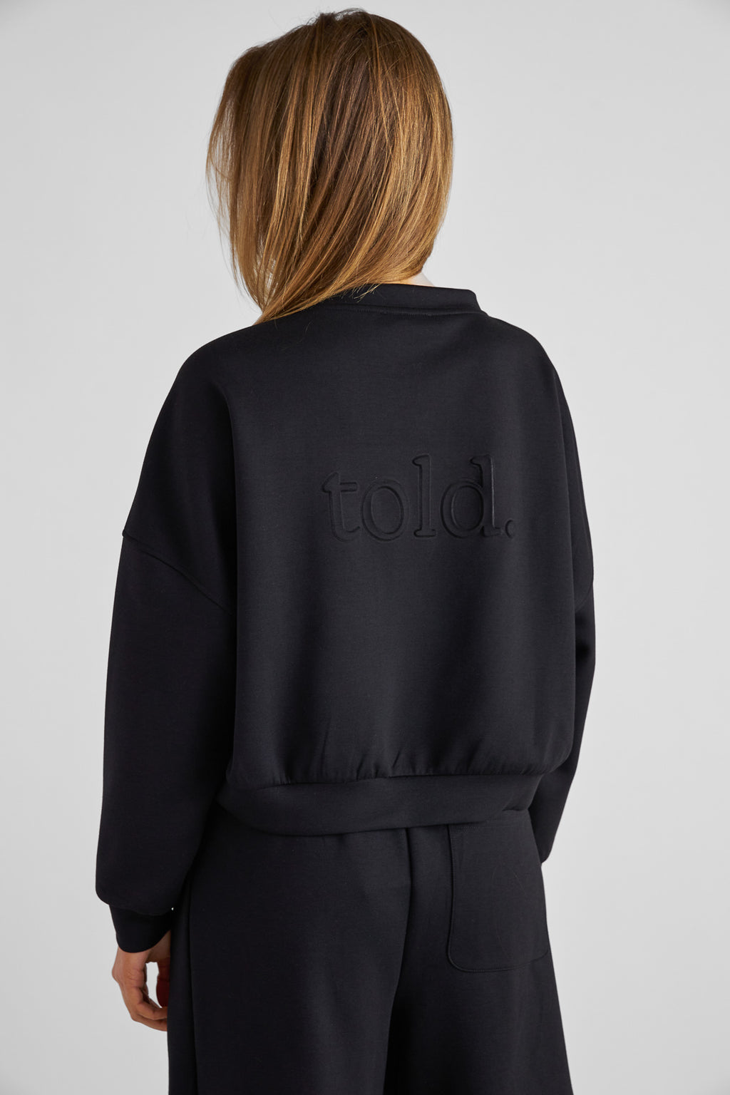 Rehka Crew Neck Jumper - Black