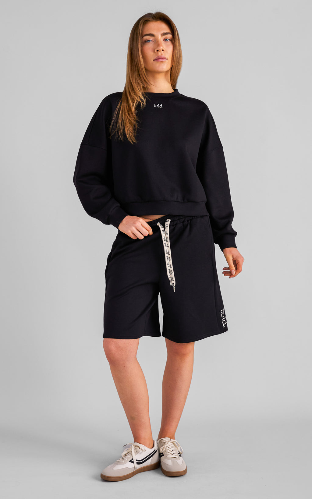 Rehka Crew Neck Jumper - Black