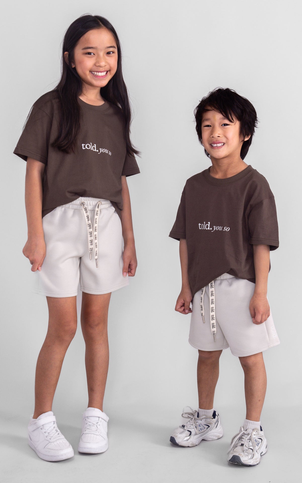 Ari Kids Shorts - Bone