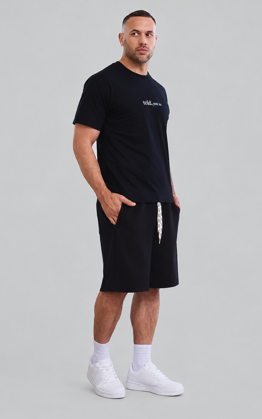 Ricco Unisex Tshirt - Black