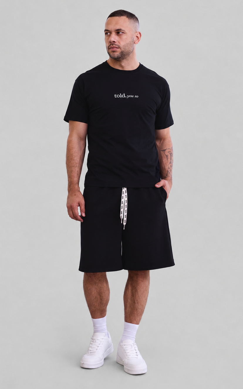 Ricco Unisex Tshirt - Black