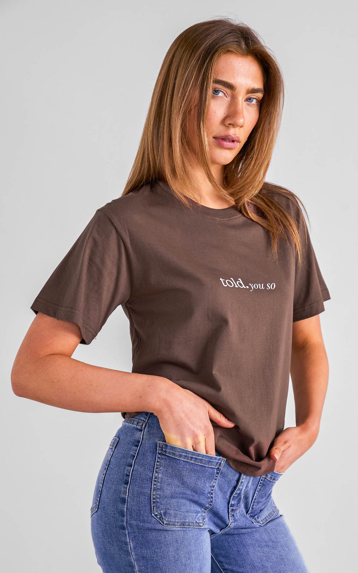 Ricco Unisex Tshirt - Chocolate Brown