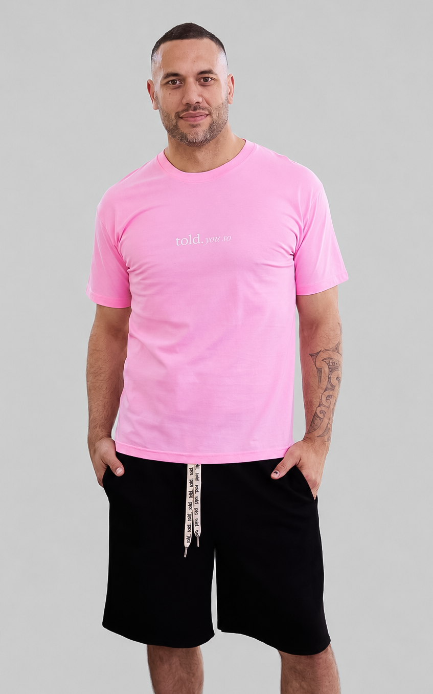 Ricco Unisex Tshirt - Pink