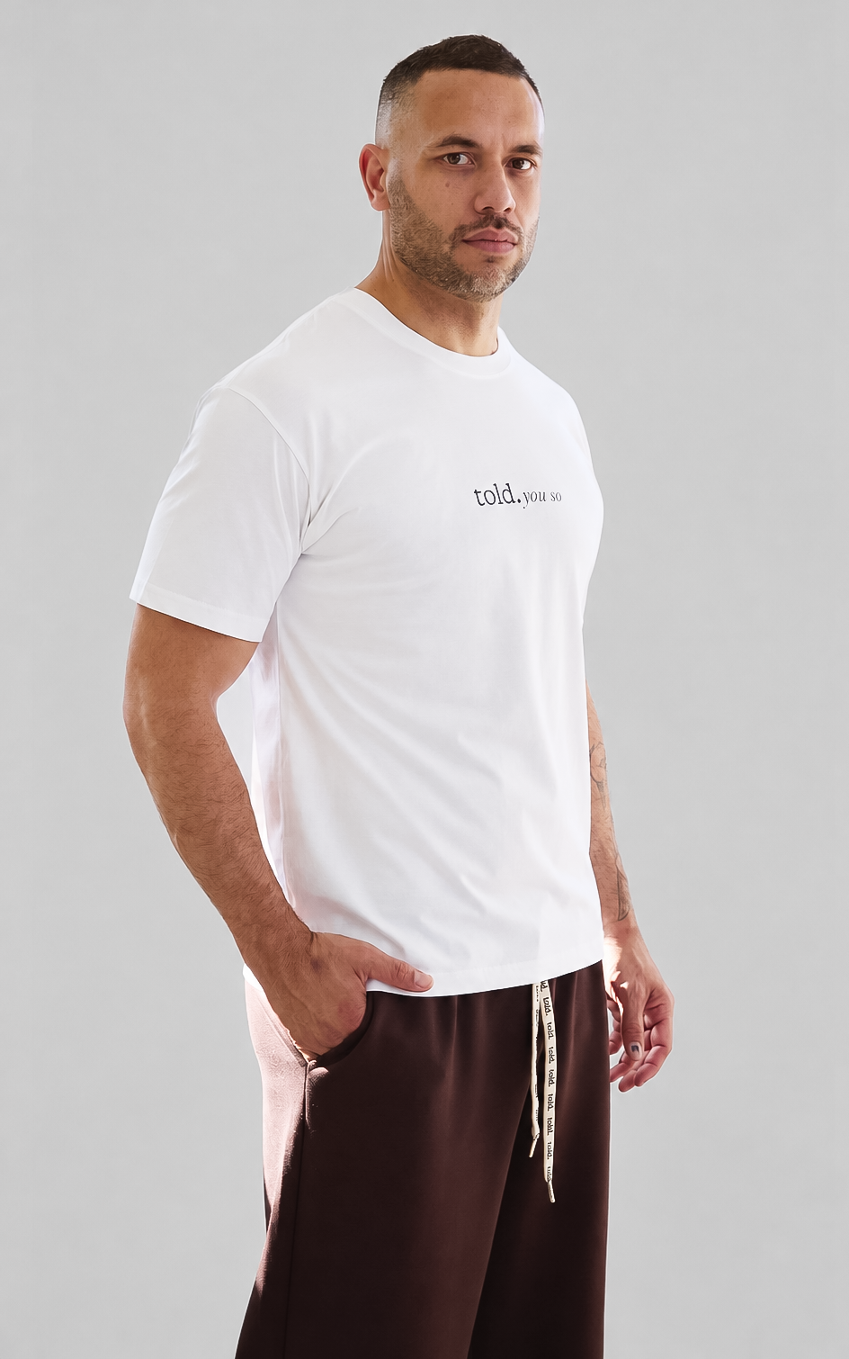 Ricco Unisex Tshirt - White