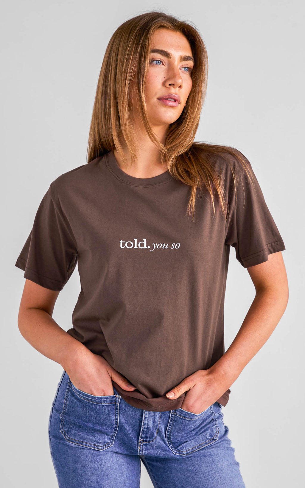 Ricco Unisex Tshirt - Chocolate Brown