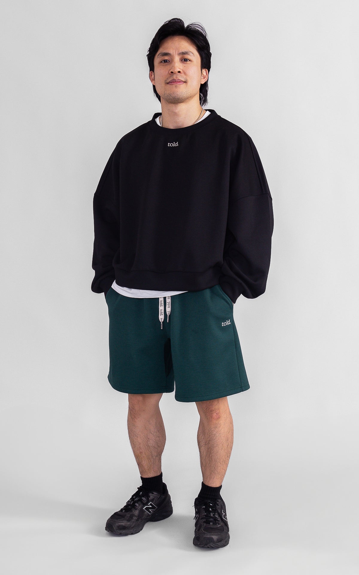 Rehka Crew Neck Jumper - Black