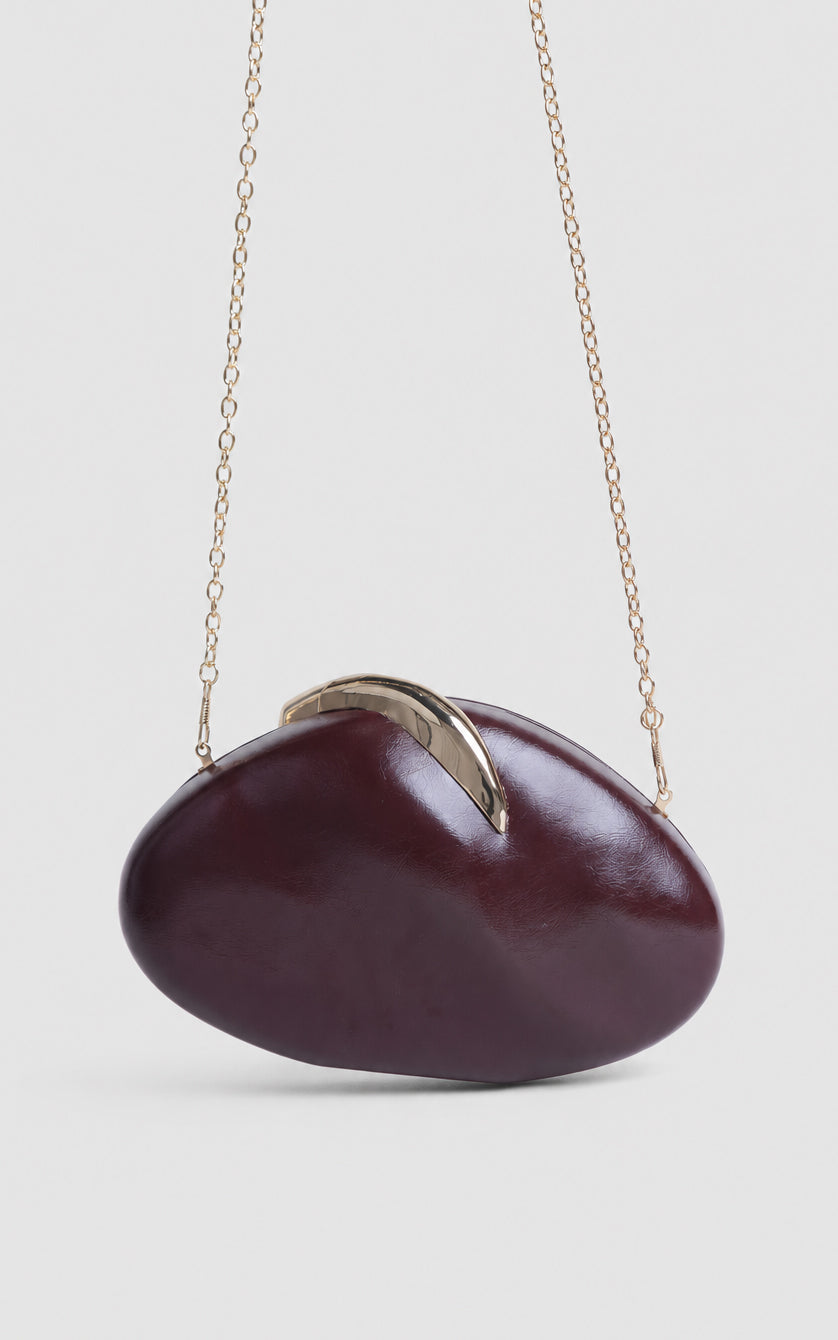 Romy Clutch Bag - Wine