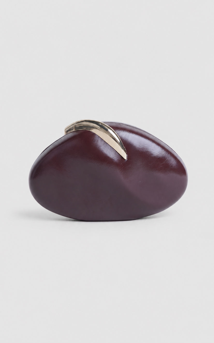 Romy Clutch Bag - Wine