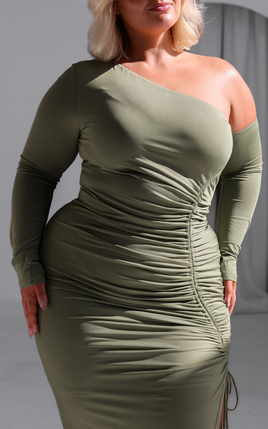 Sarah Midi Dress - Sage