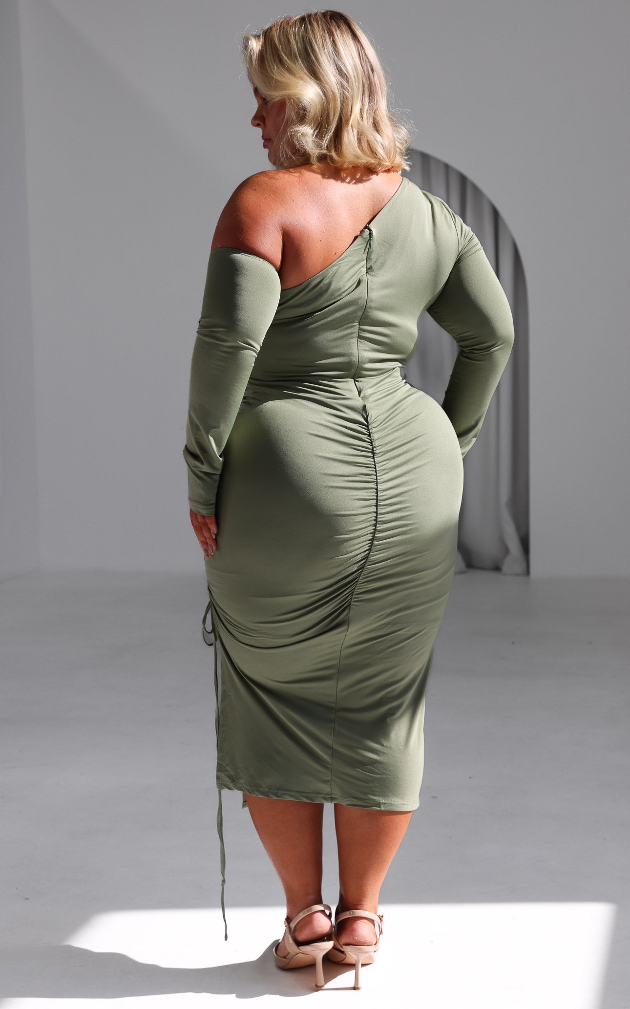 Sarah Midi Dress - Sage