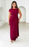Saskia Maxi Dress - Wine