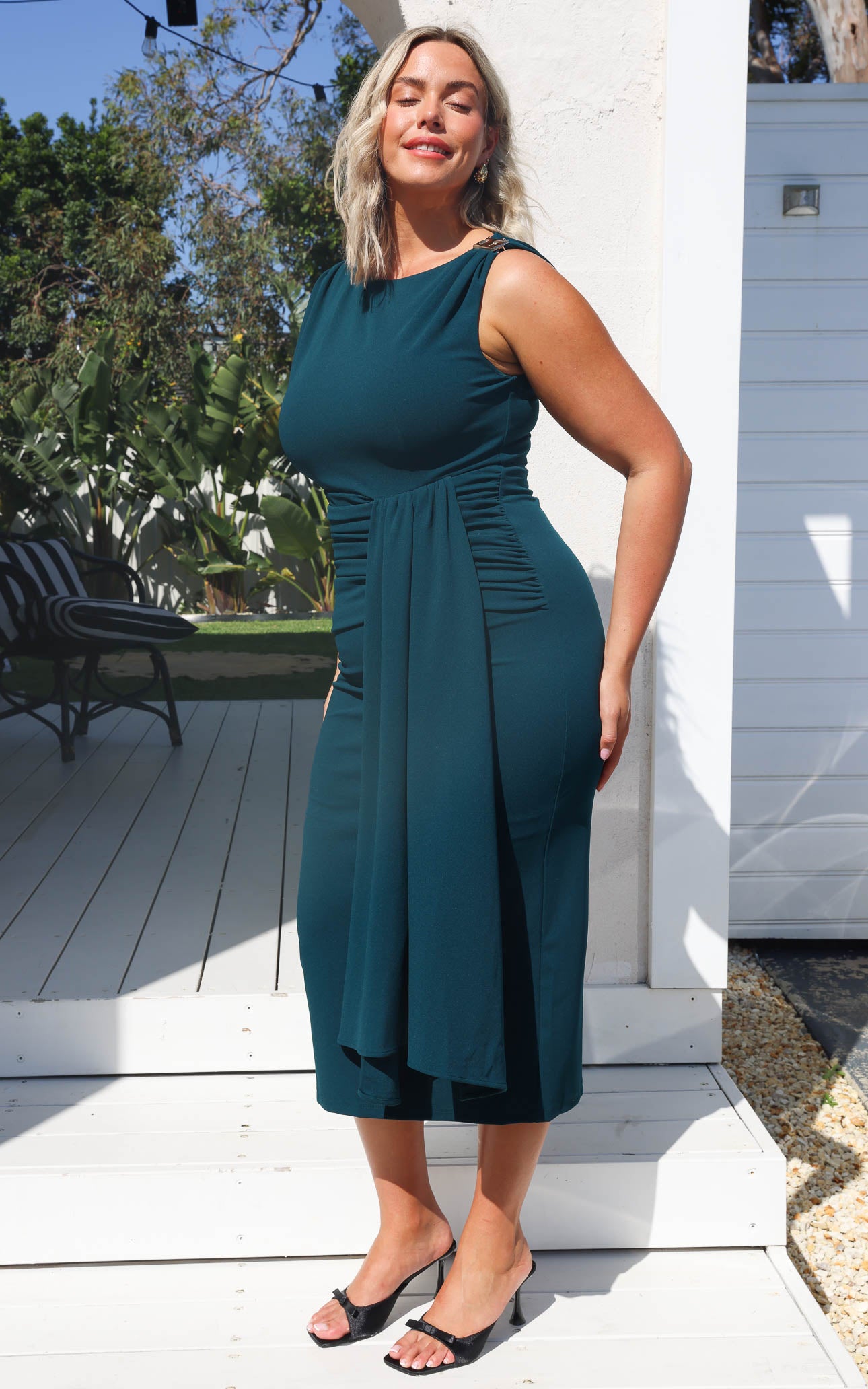 Saskia Maxi Dress - Teal